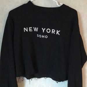 Brandy Melville Black Soho Sweatshirt